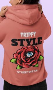 Trippy Style Printed Hoodie for Daily Swag