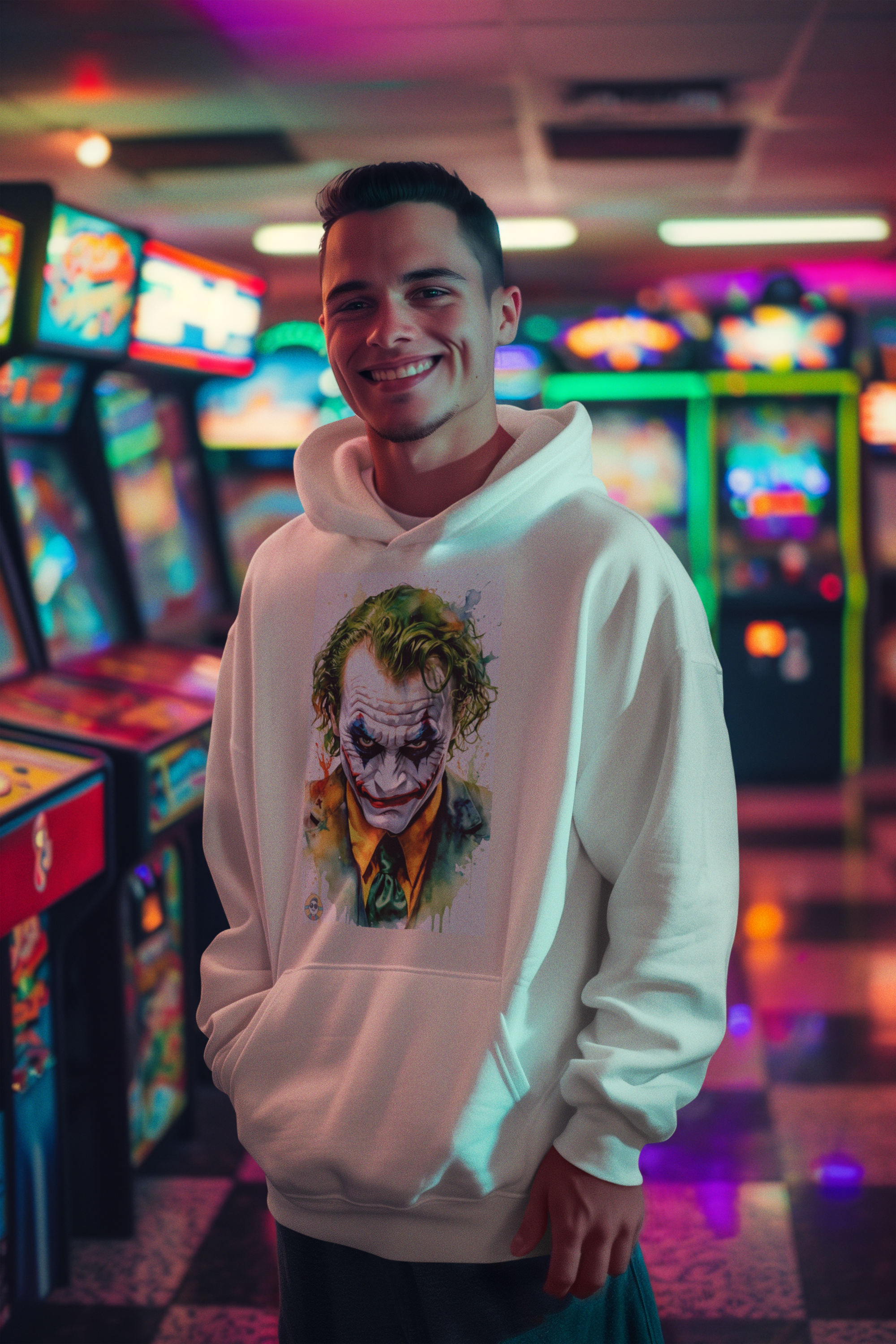Joker Graphic Oversized Hoodie