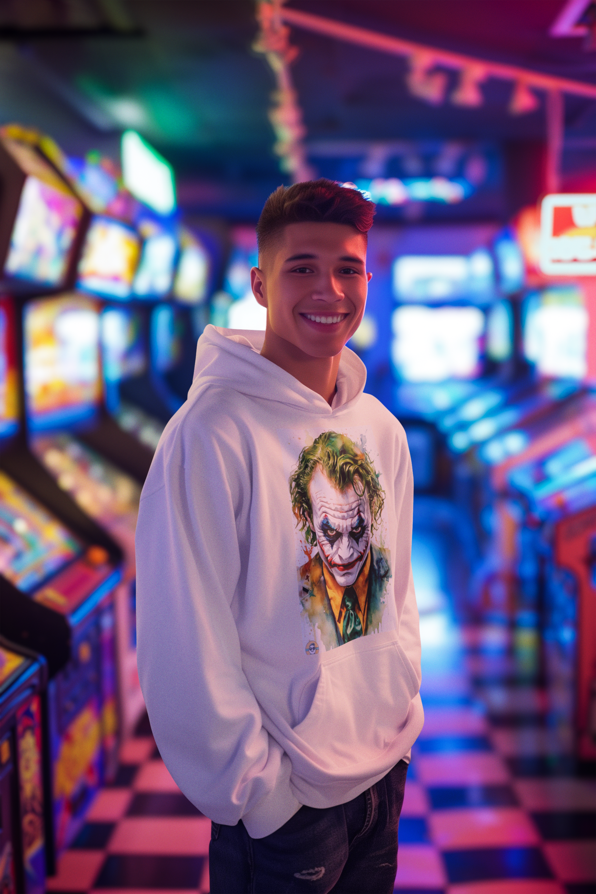 Joker Graphic Oversized Hoodie