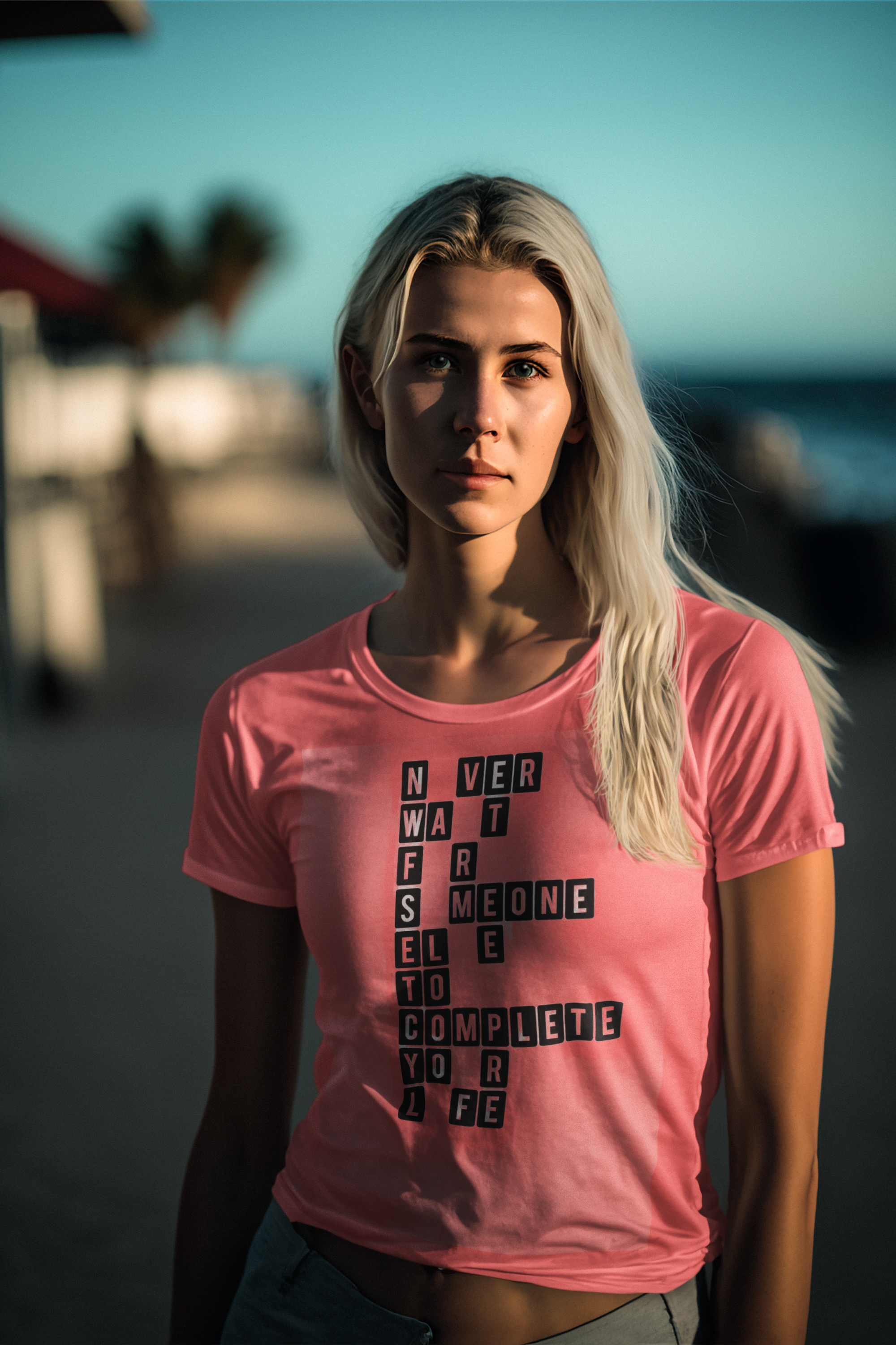 Never Wait For Someone Printed Tee | Be You