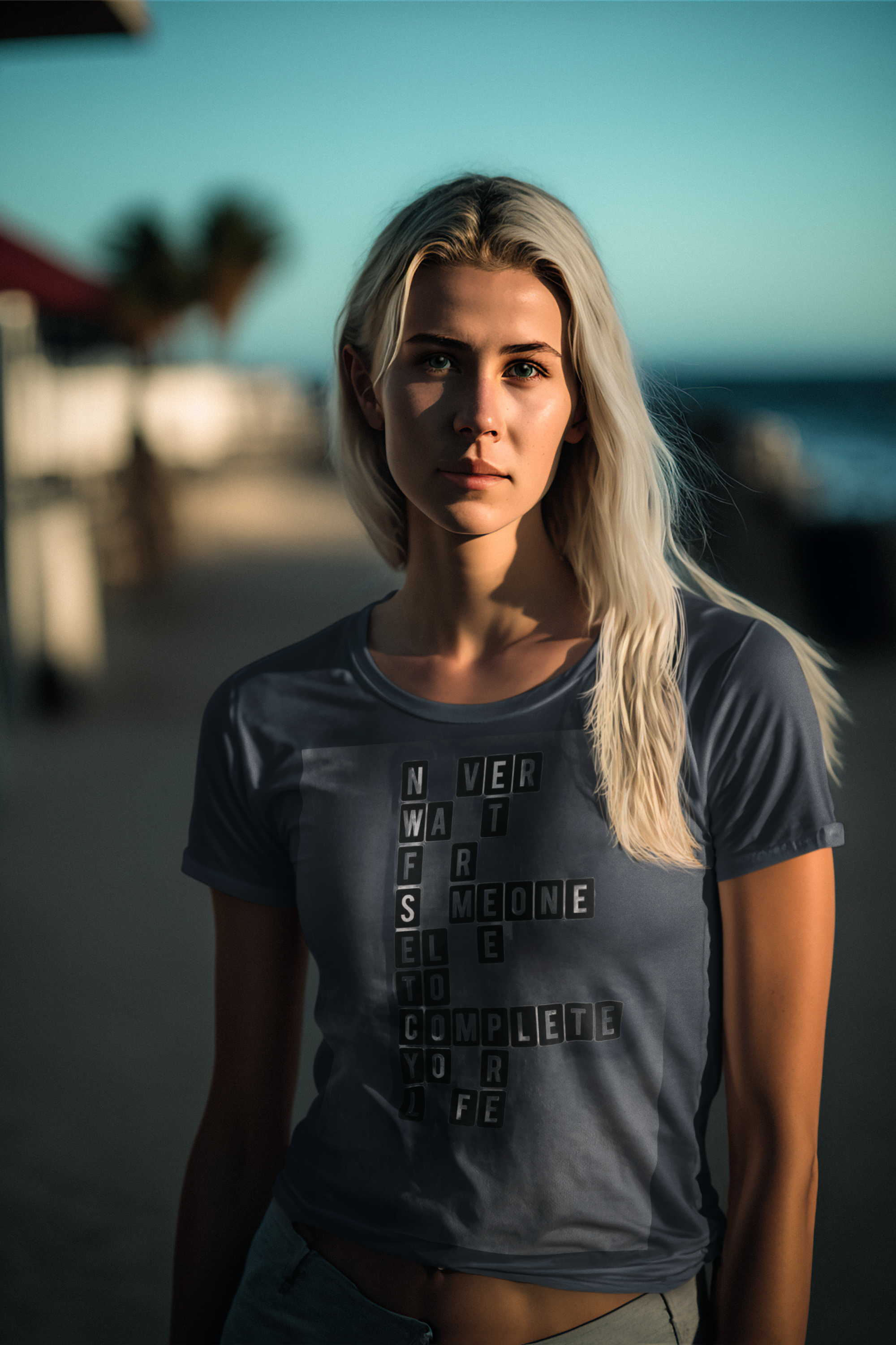 Never Wait For Someone Printed Tee | Be You