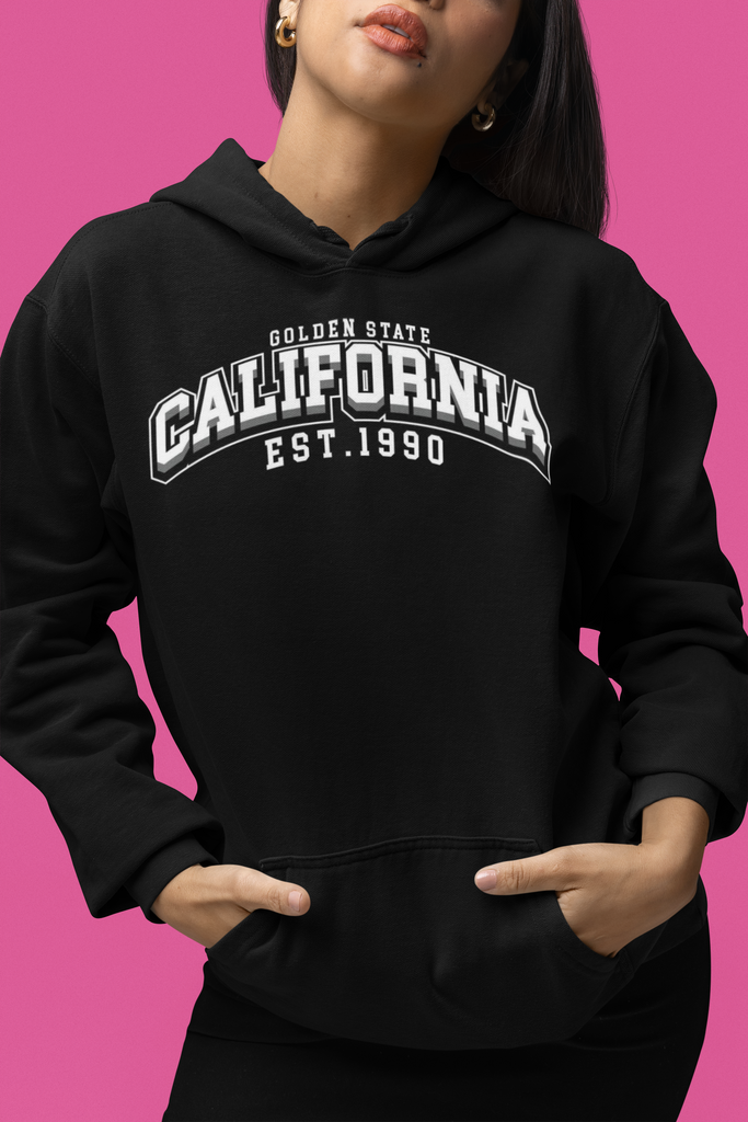 California Printed Hoodie | Let's Doodle