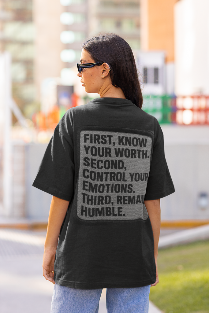 "What You Should Know" Printed Oversized T-Shirt | Made with Premium Cotton
