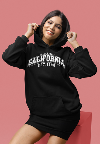 California Printed Hoodie | Let's Doodle