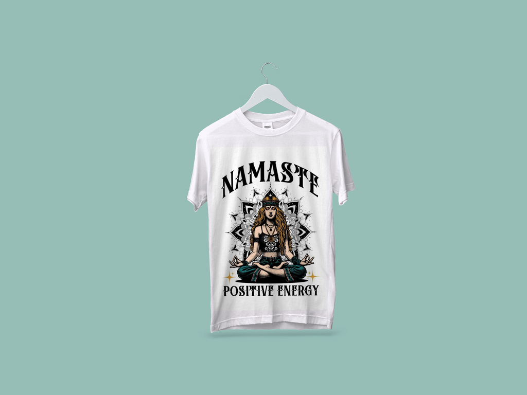 "Premium Cotton Mandala Printed T-Shirt for Men & Women | Spiritual Yoga Wear | Festival Outfit | Casual Everyday Style Tee"