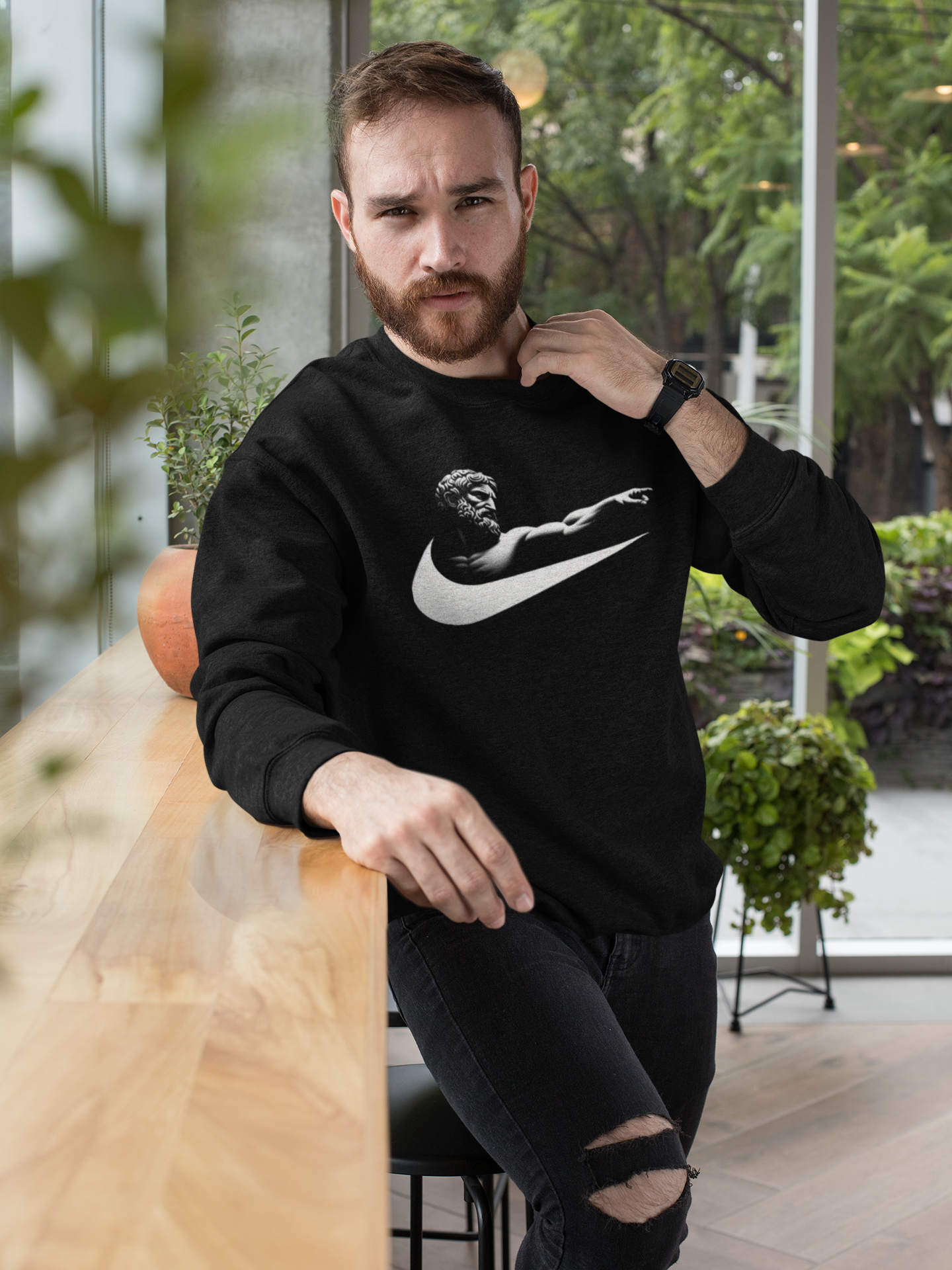 Graphic Printed Sweatee