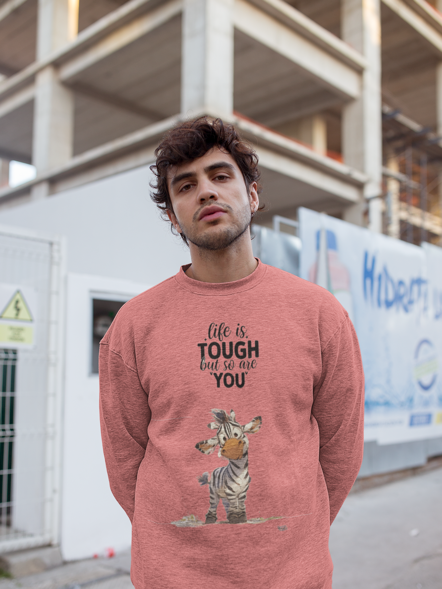 "Life is Tough" Printed Sweatee