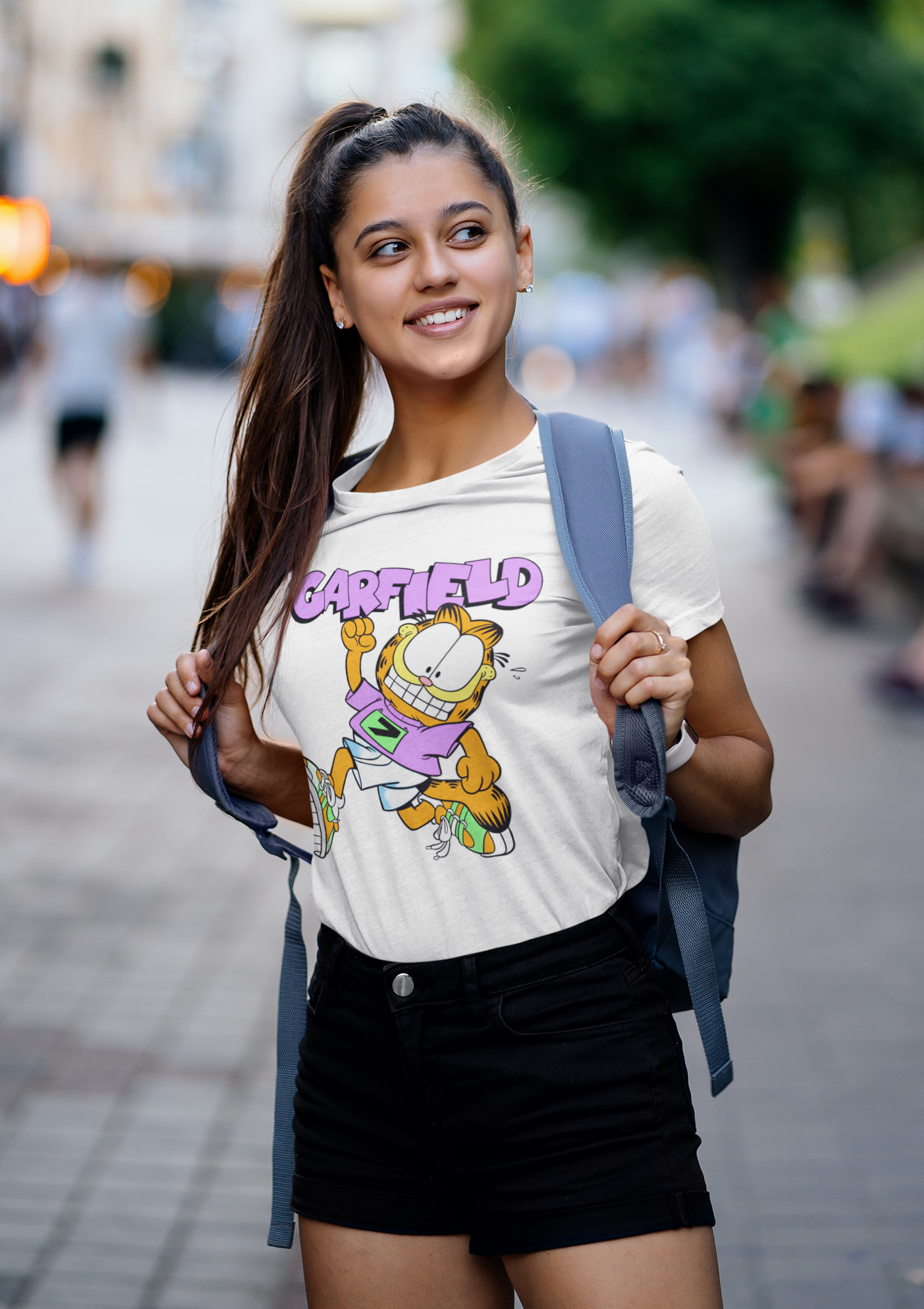 Garfield Printed Tee for Her