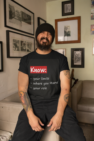 Know Your Limits | Premium Crew Neck Tee
