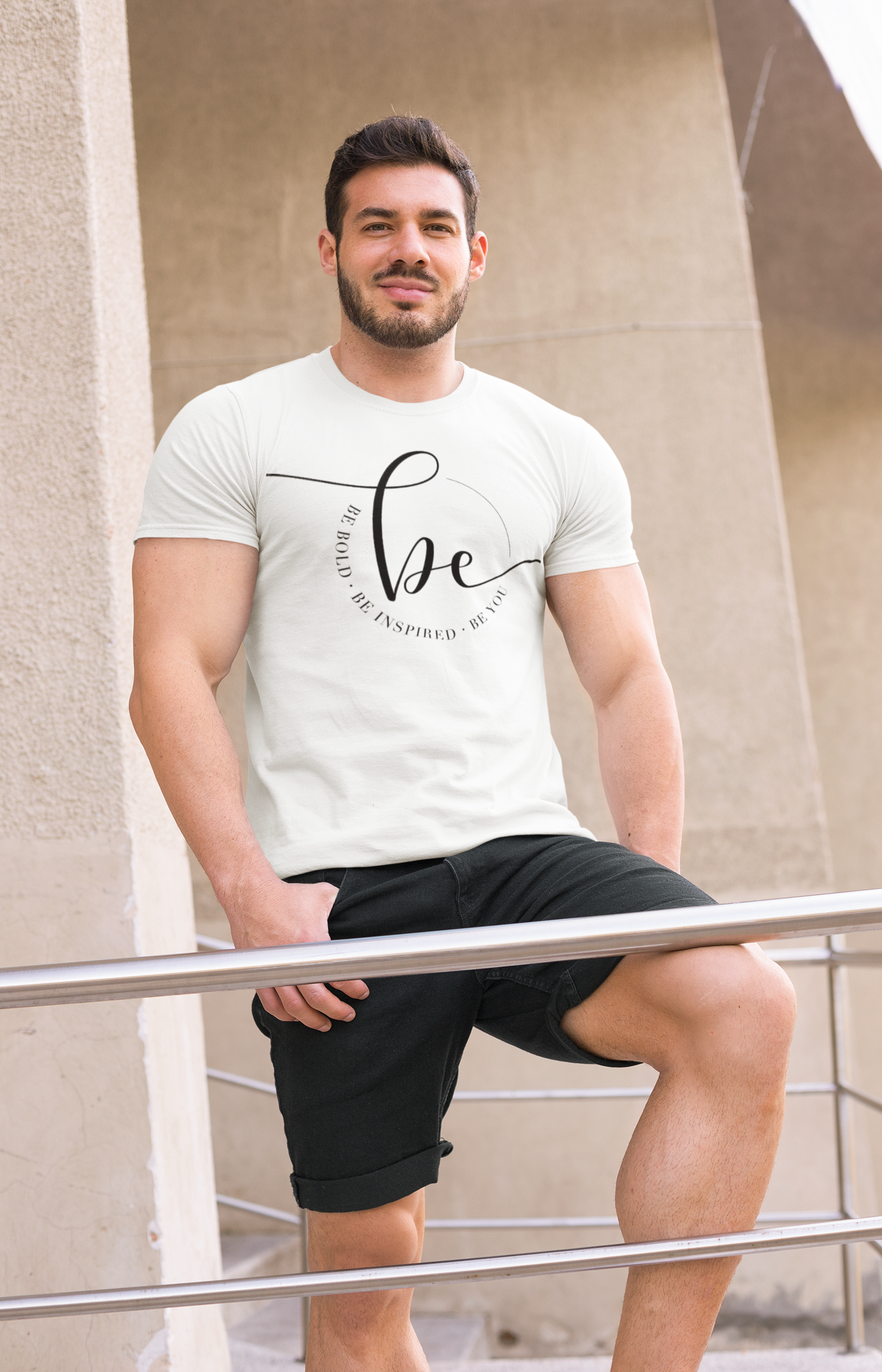 Be Bold, Be Inspired, Be You" Printed Tee