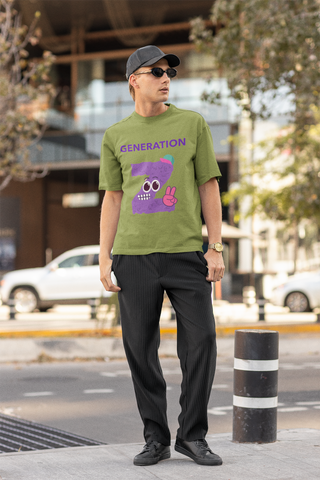 GenZ Printed T-Shirt | 100% Premium Cotton