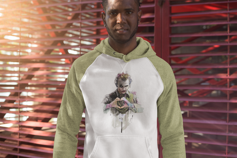 "Why So Serious" | Raglan Pullover Hoodie with Comfy Fit