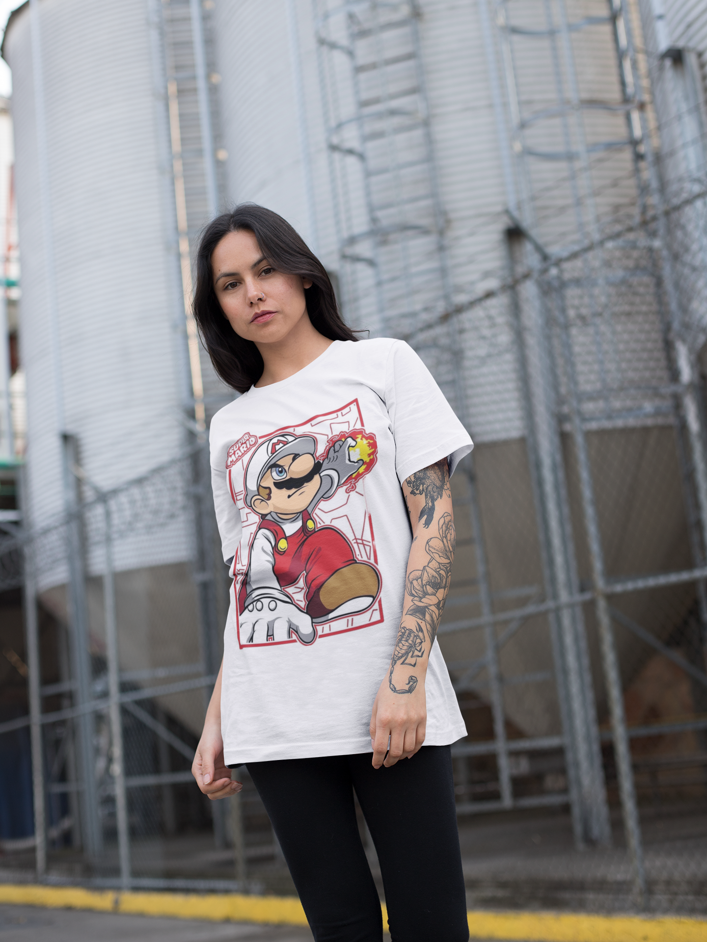 Super Mario Printed Oversized Tee | For Your Everyday Look