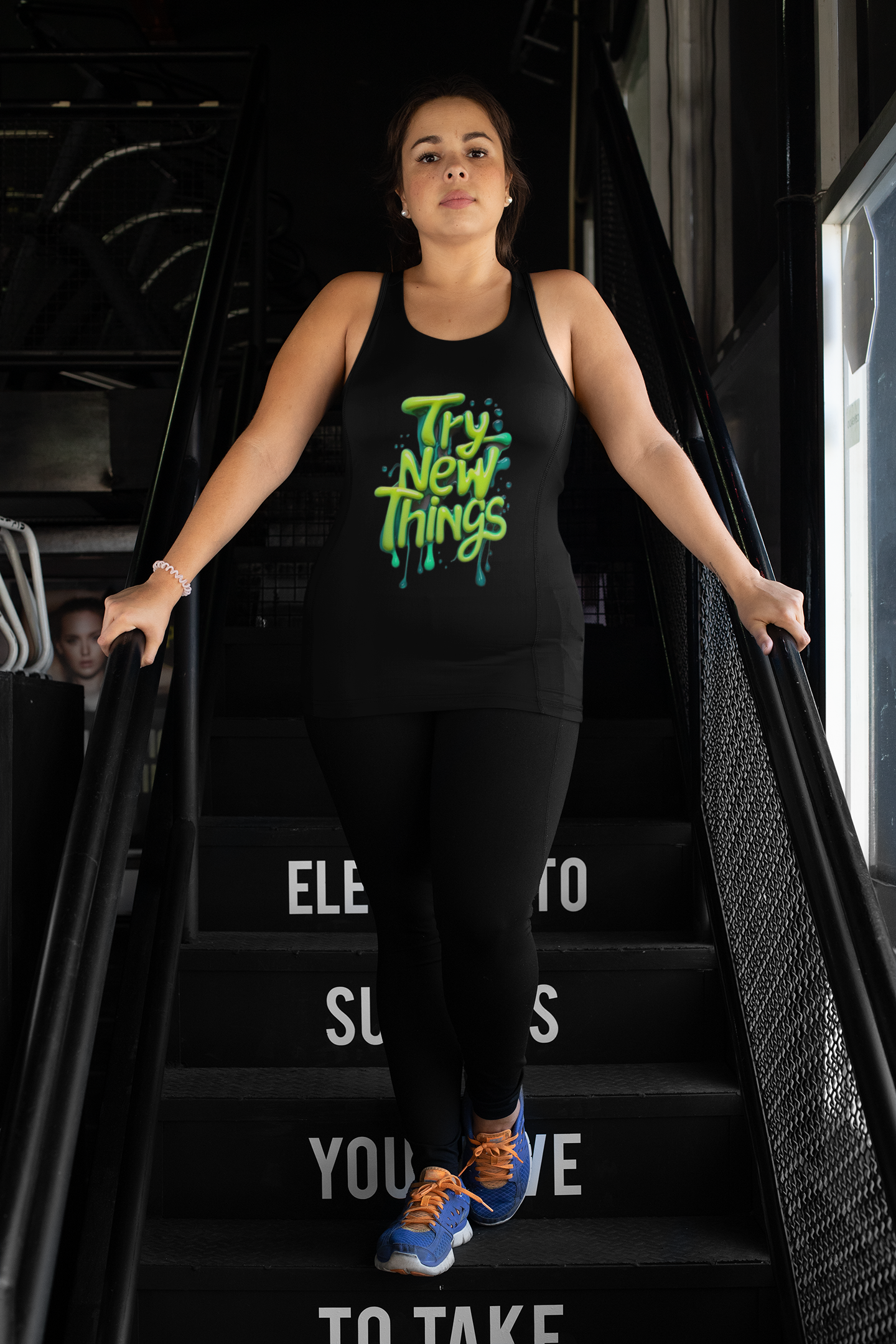 Try New Things Printed Tank Top