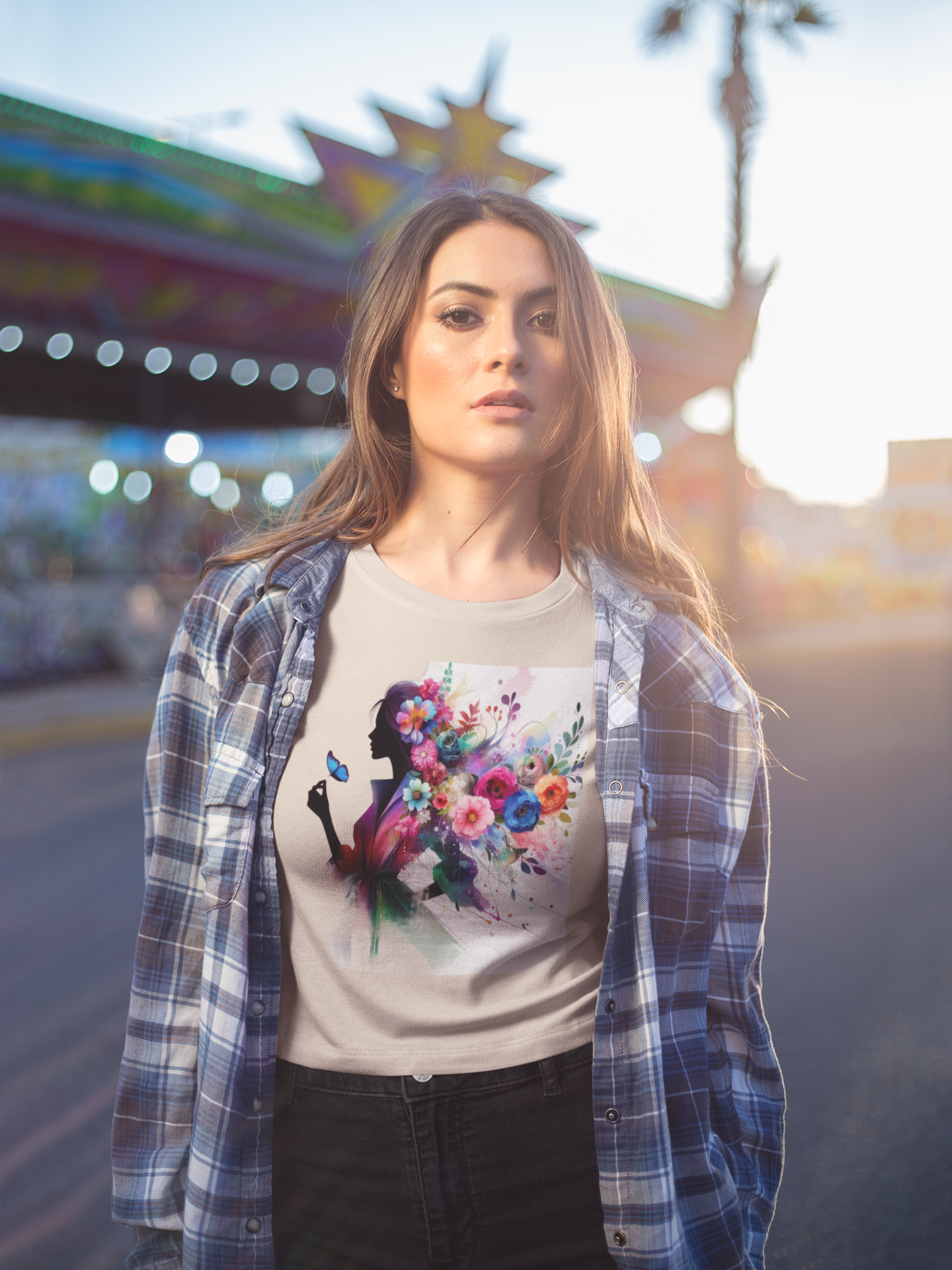 Abstract Printed Tee | Be Confident