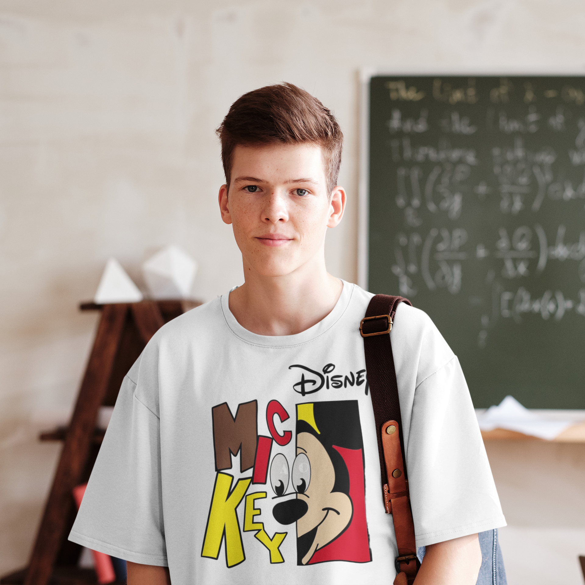 Disney Mickey Mouse Printed Oversized Tee