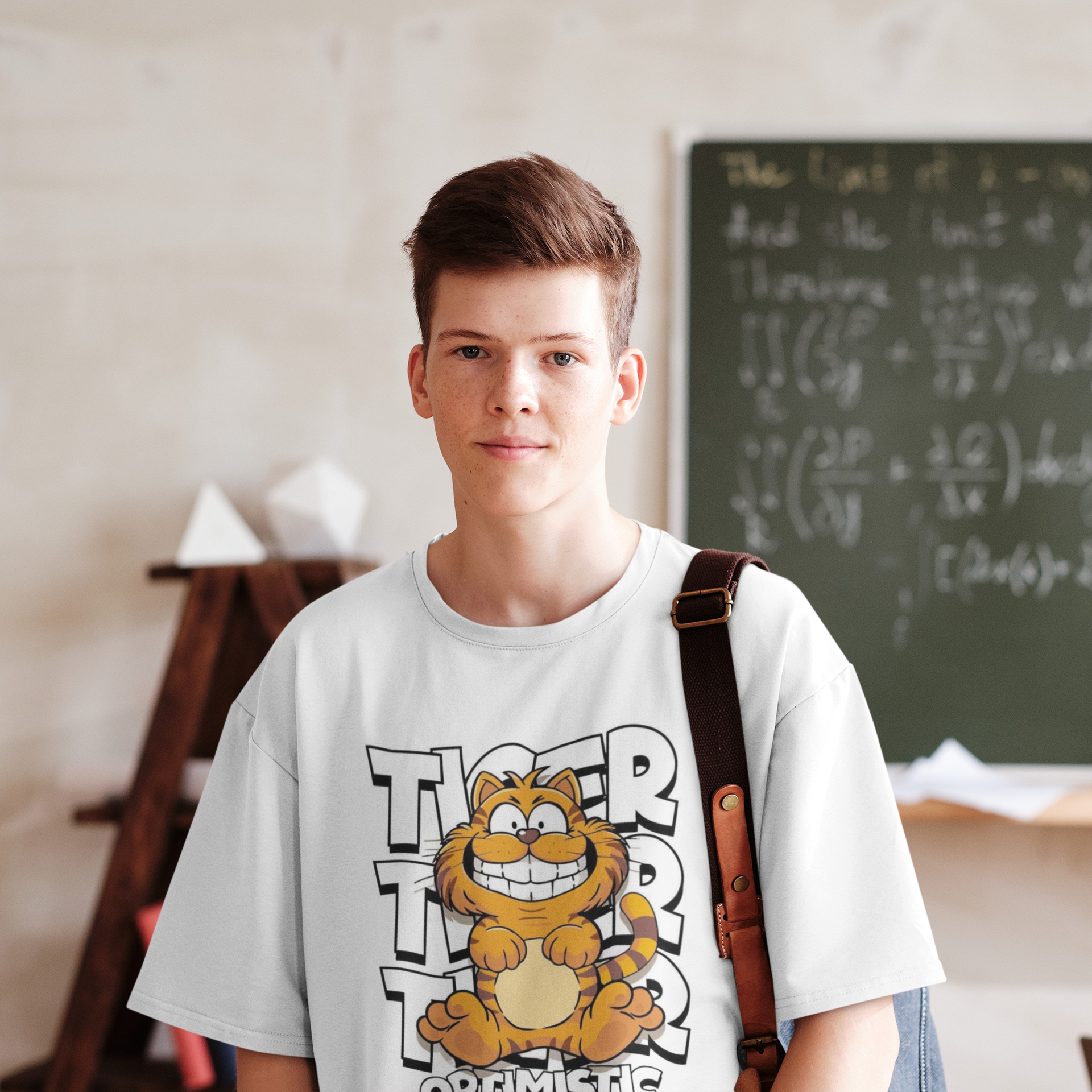 Tiger Optimistic Printed Oversized Tee