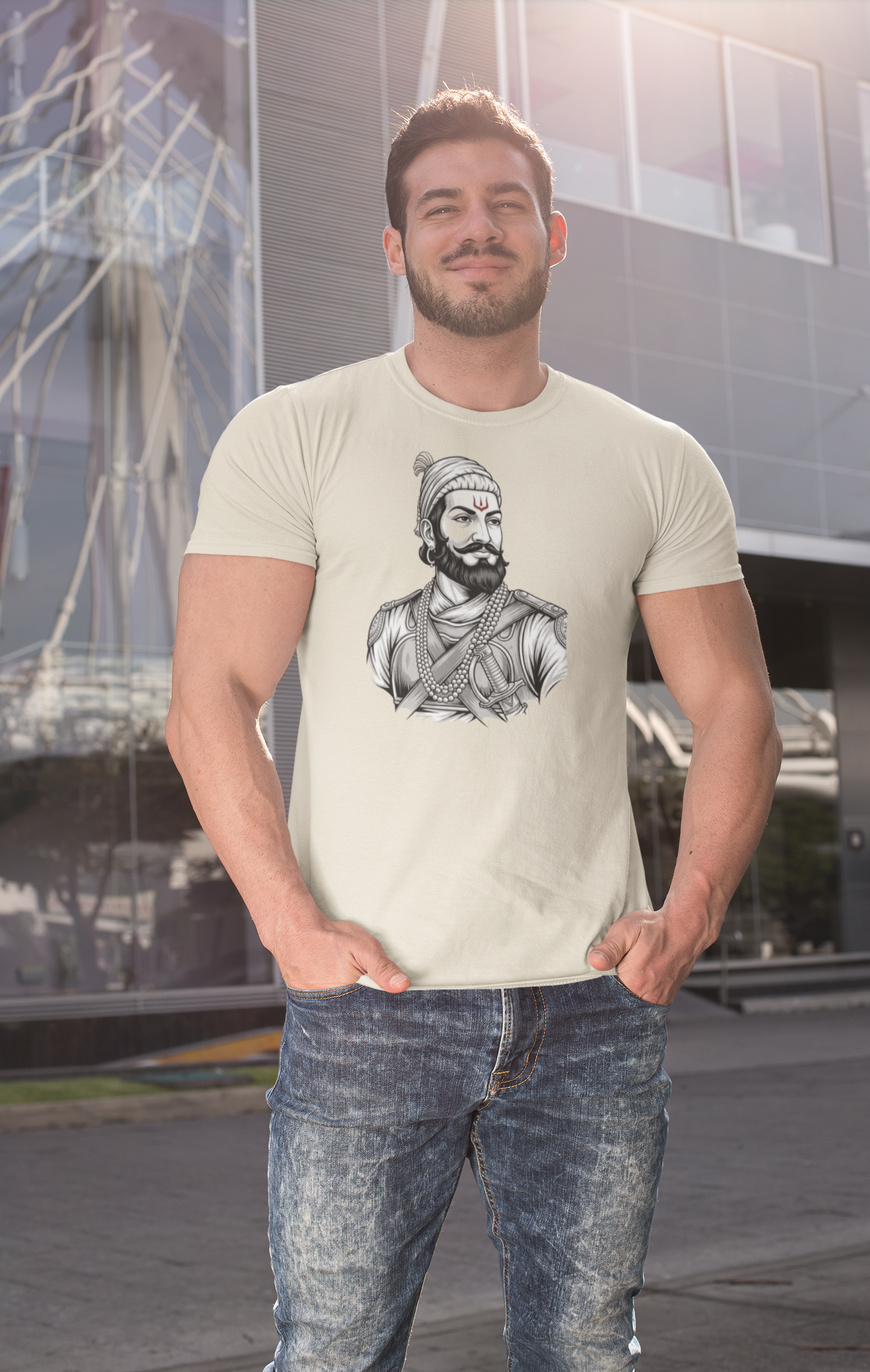 Chatrapati Shivaji Maharaj Printed Tee | Be Brave