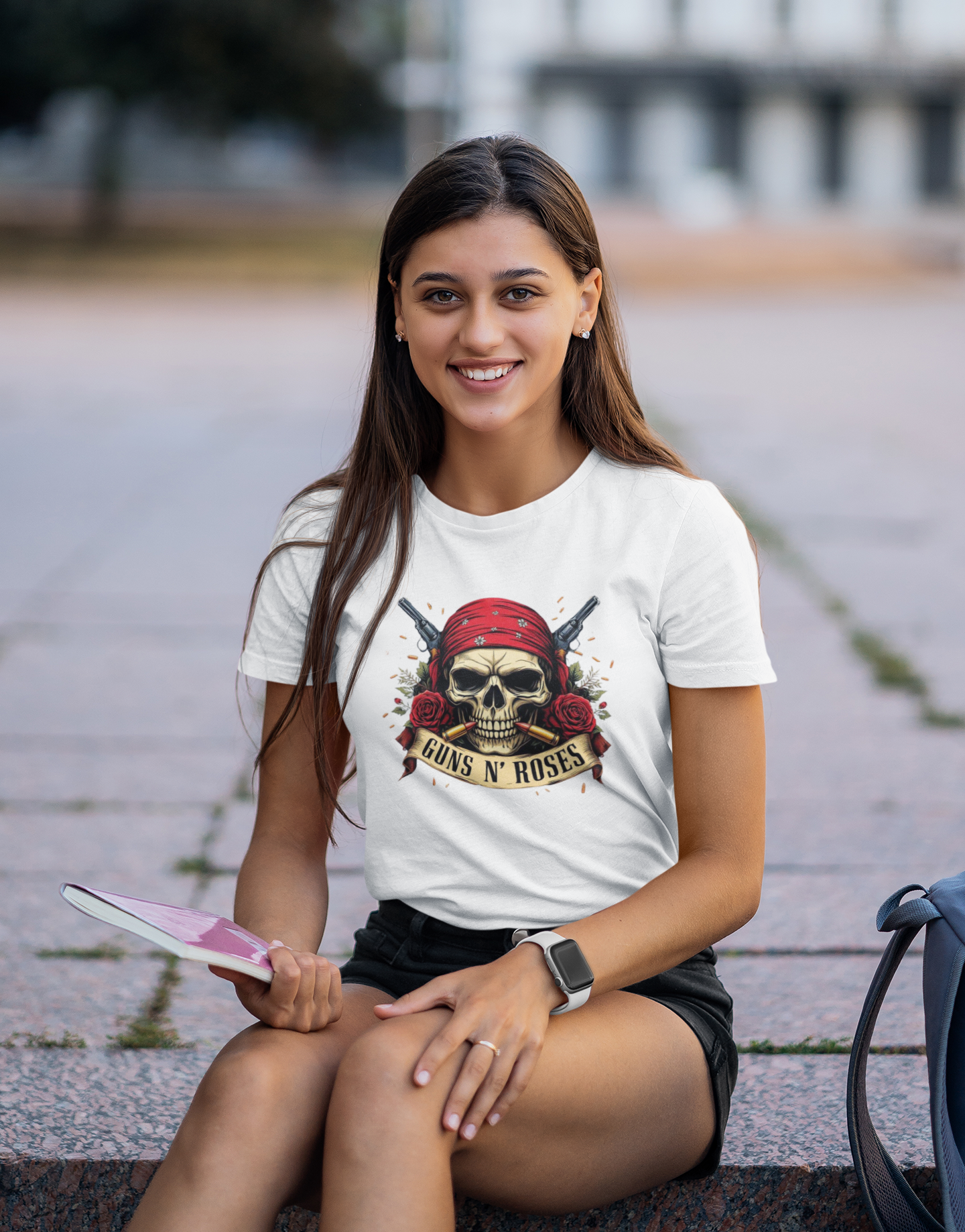 Guns & Roses Printed Tee