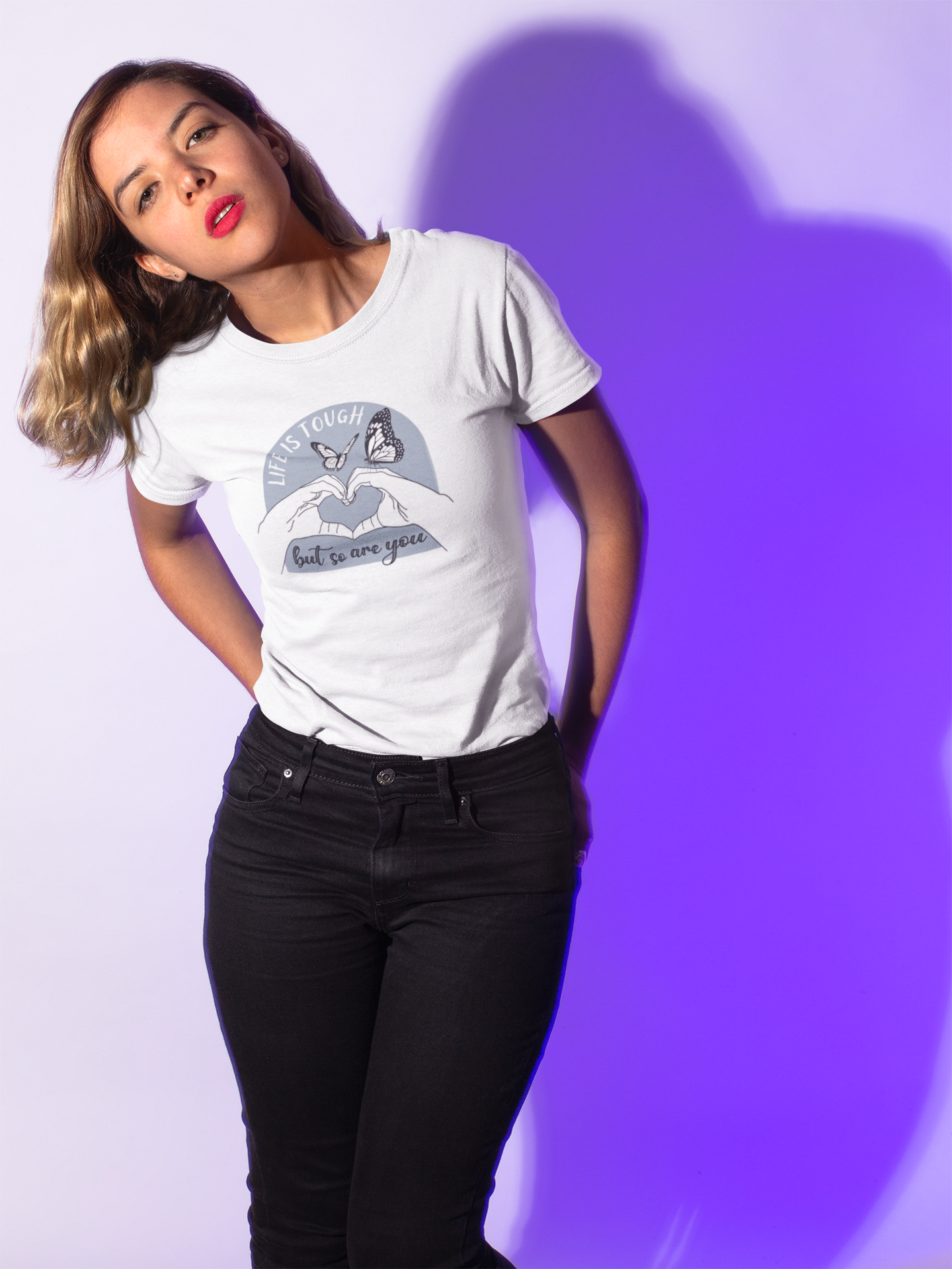 Life is Tough Printed Tee