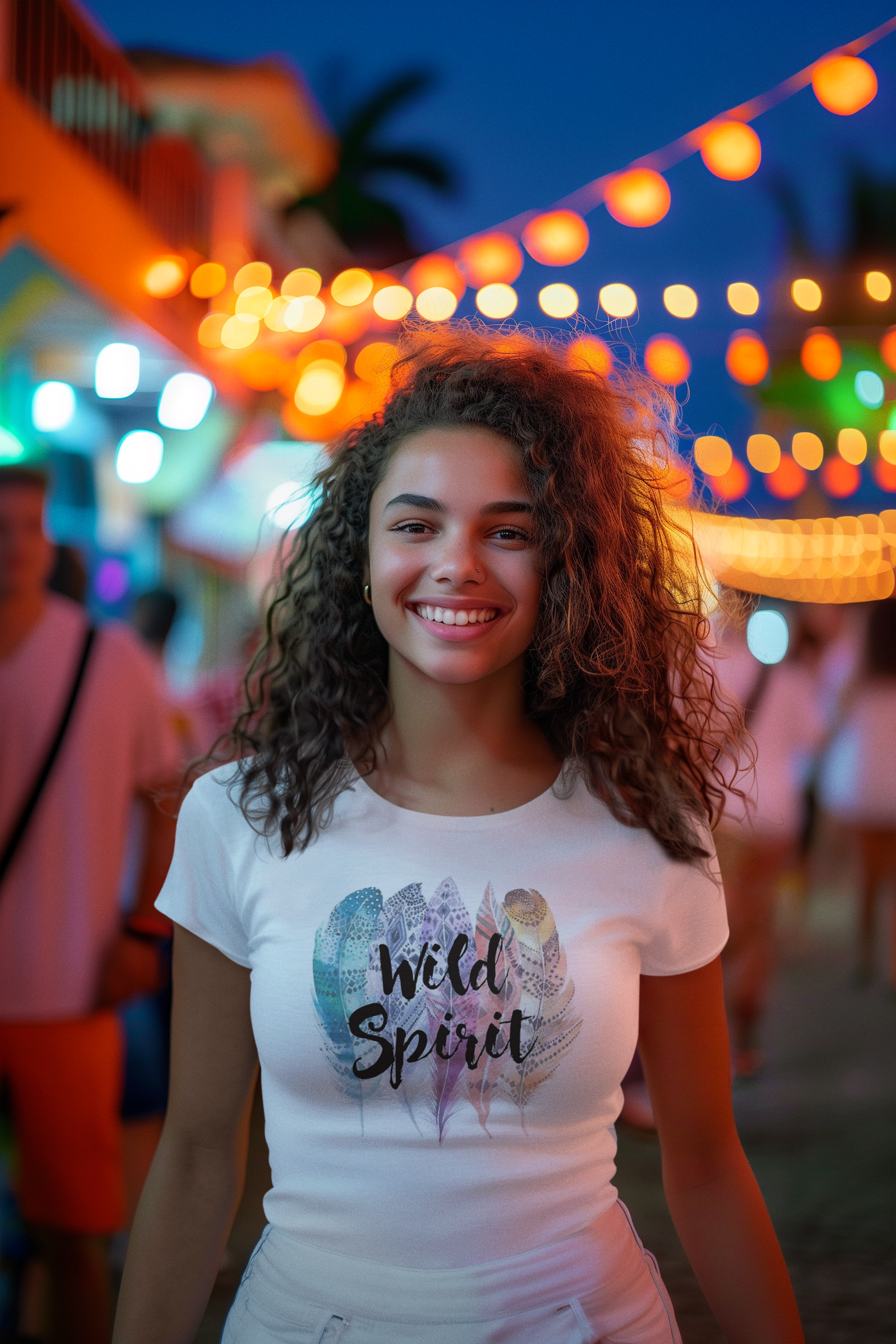 "Wild Spirit" Printed Crop Top for Her