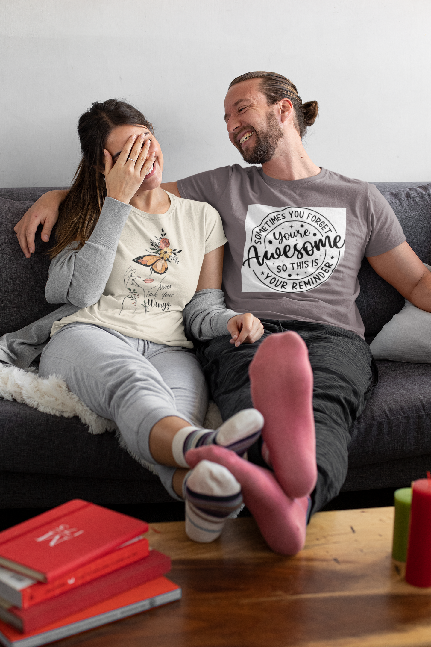 Couple Goals Printed Tee | Be Together