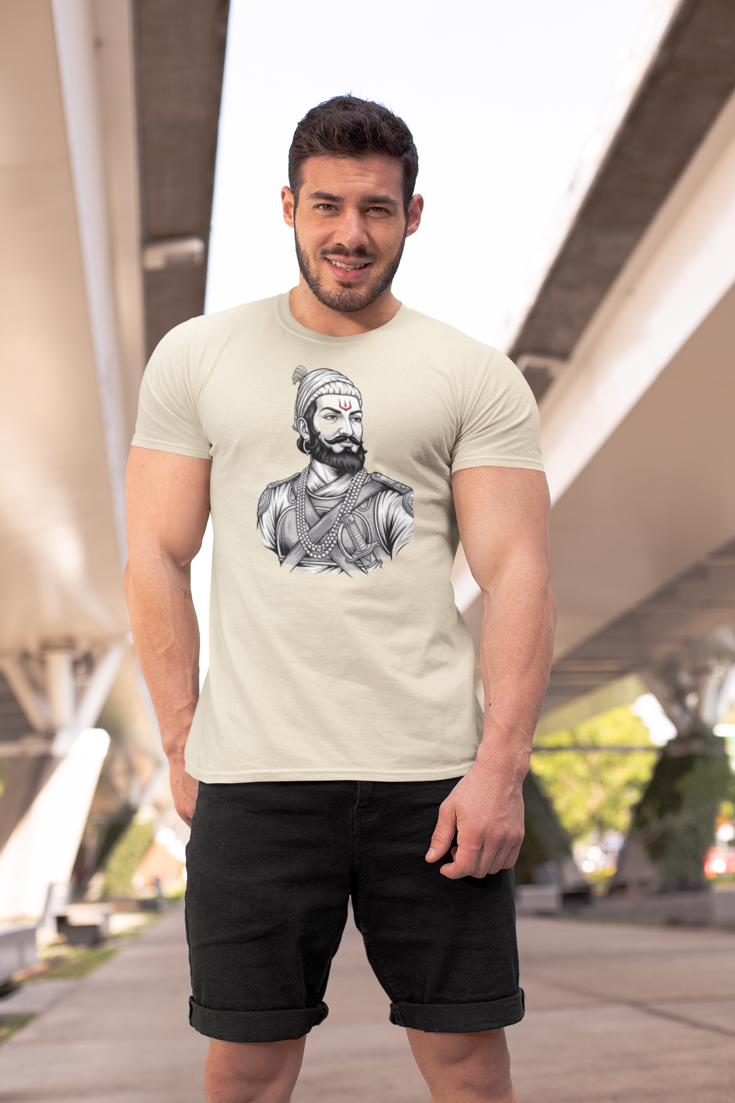 Chatrapati Shivaji Maharaj Printed Tee | Be Brave