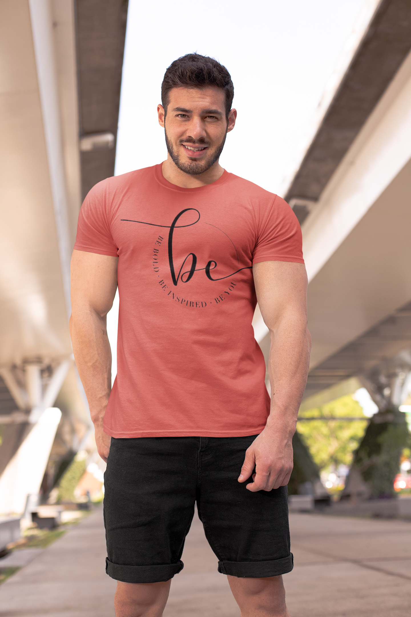 Be Bold, Be Inspired, Be You" Printed Tee