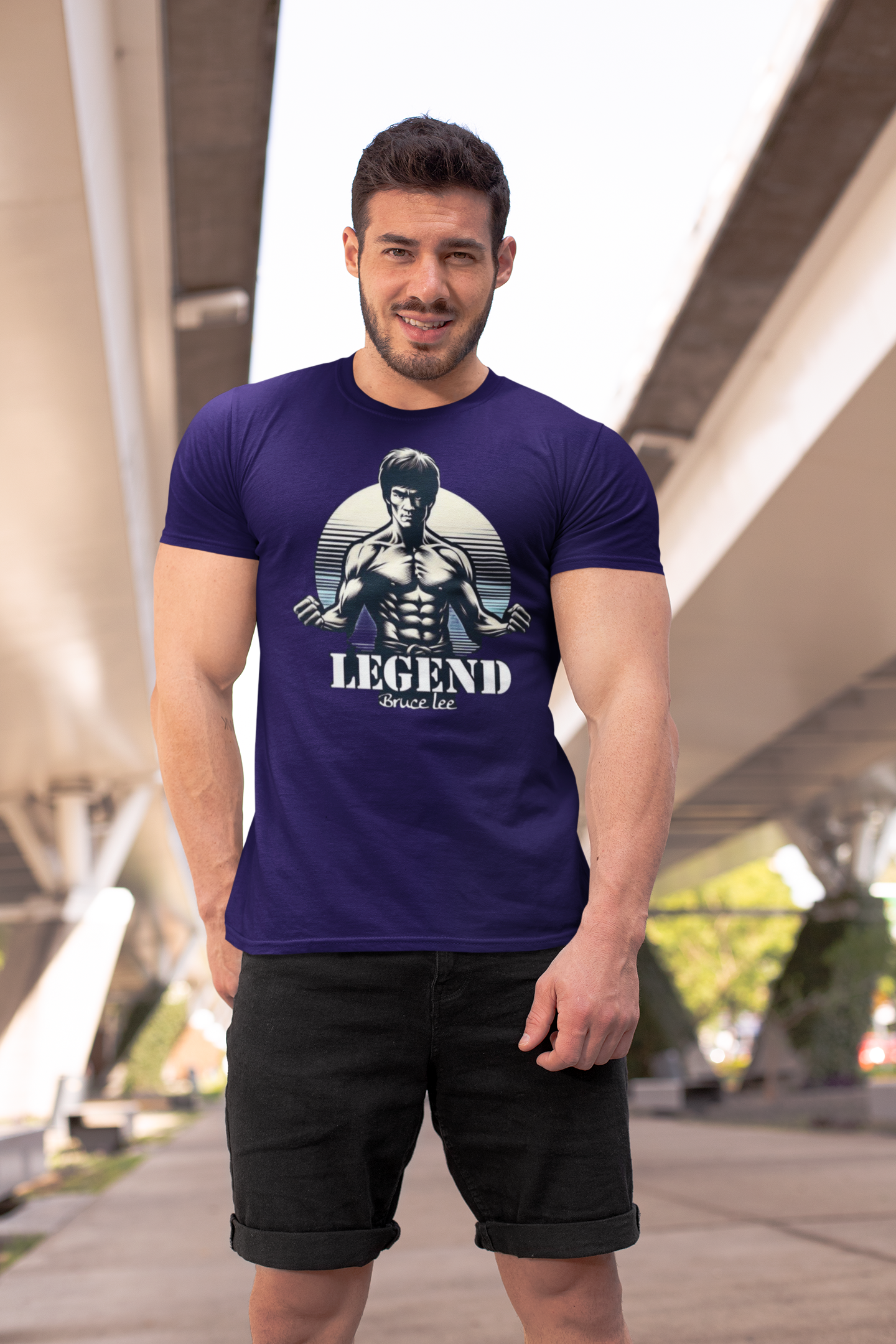 "Legendary Bruce Lee" Printed Tee