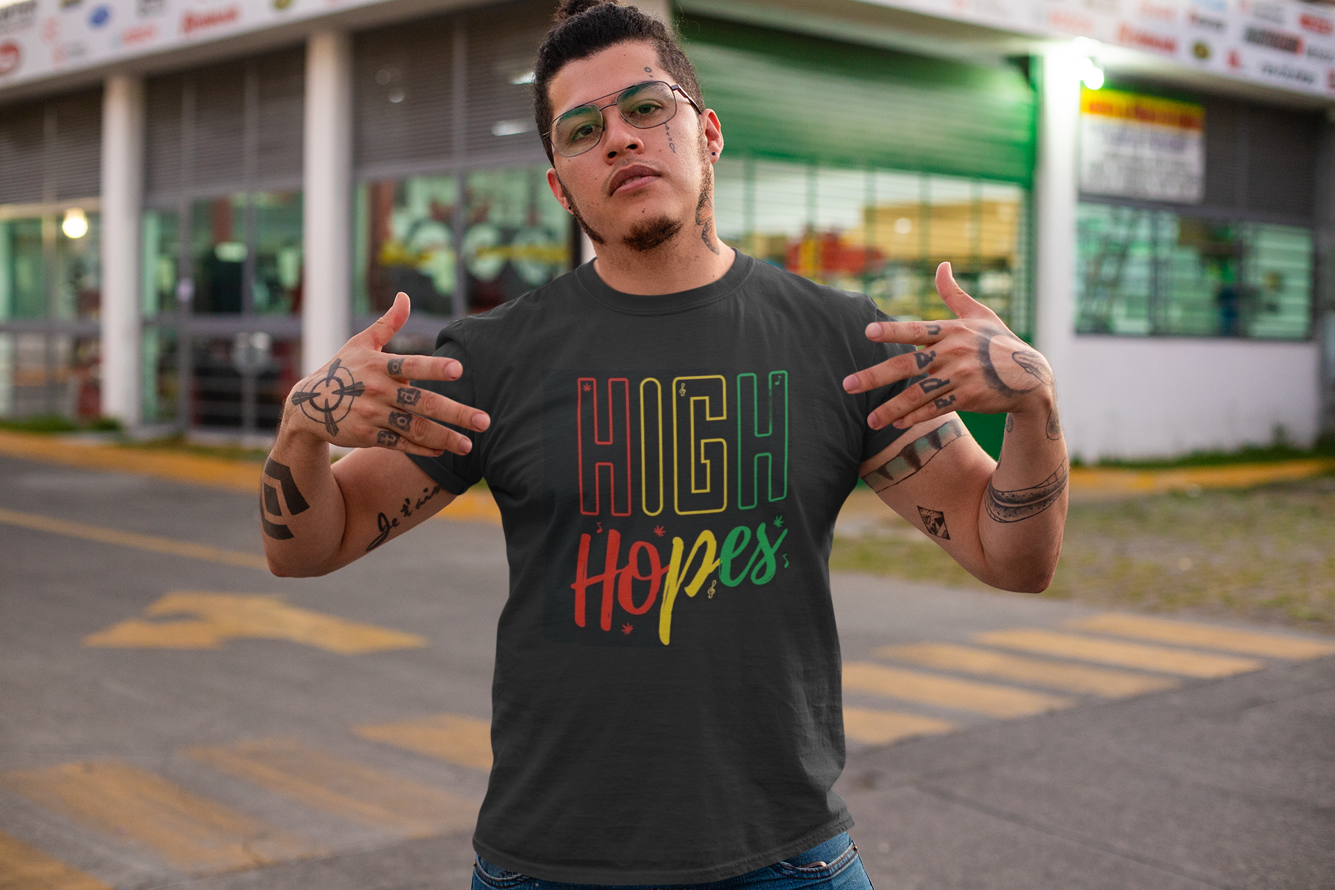 High Hopes Printed Tee | Be Anonymous