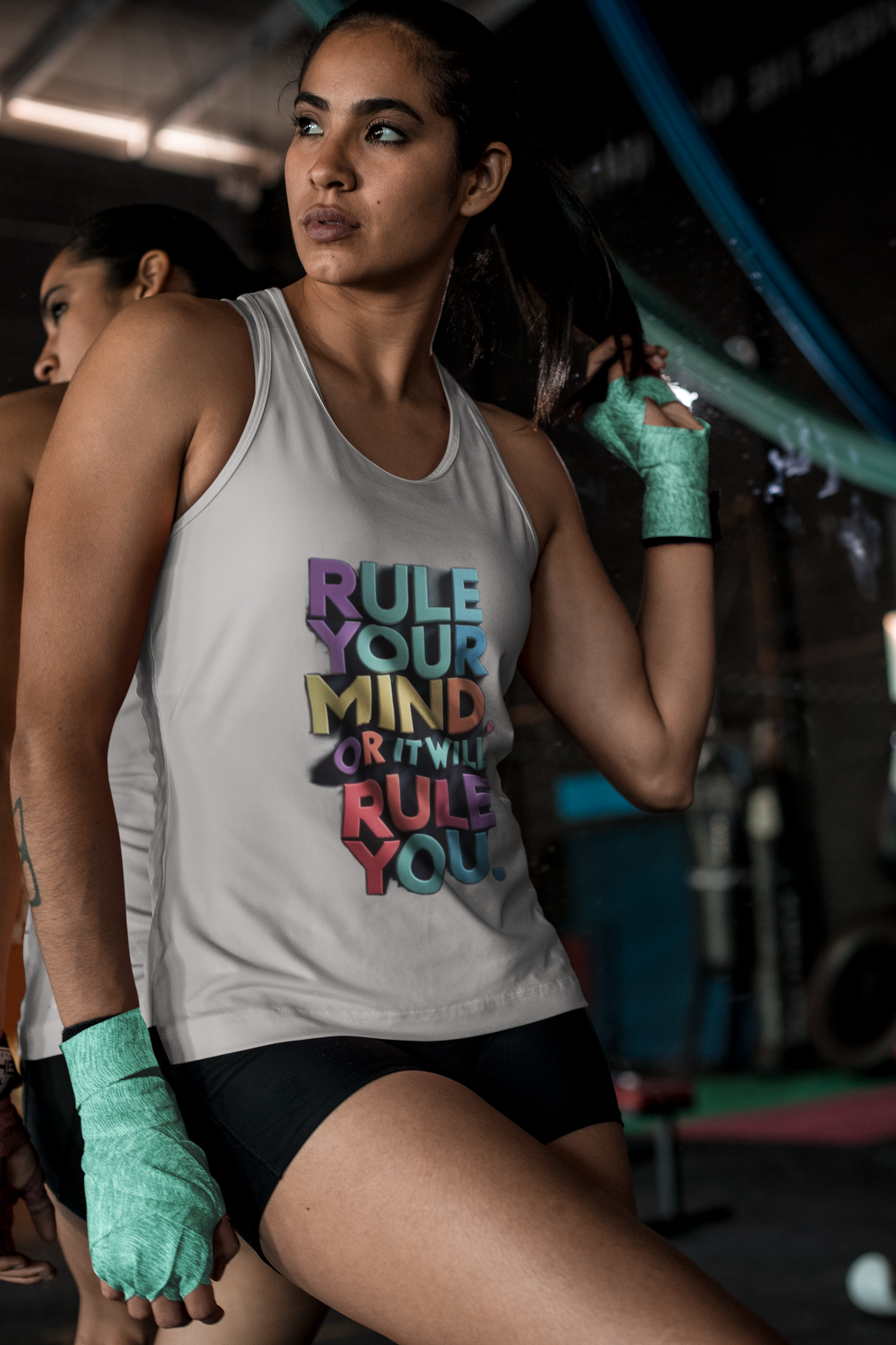Rule Your Mind Printed Tank Top