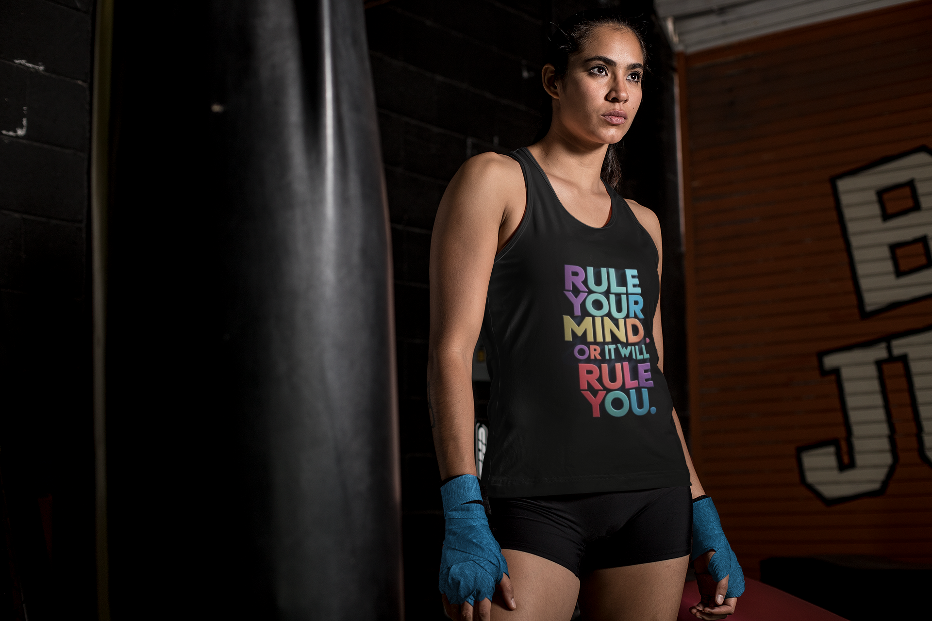 Rule Your Mind Printed Tank Top