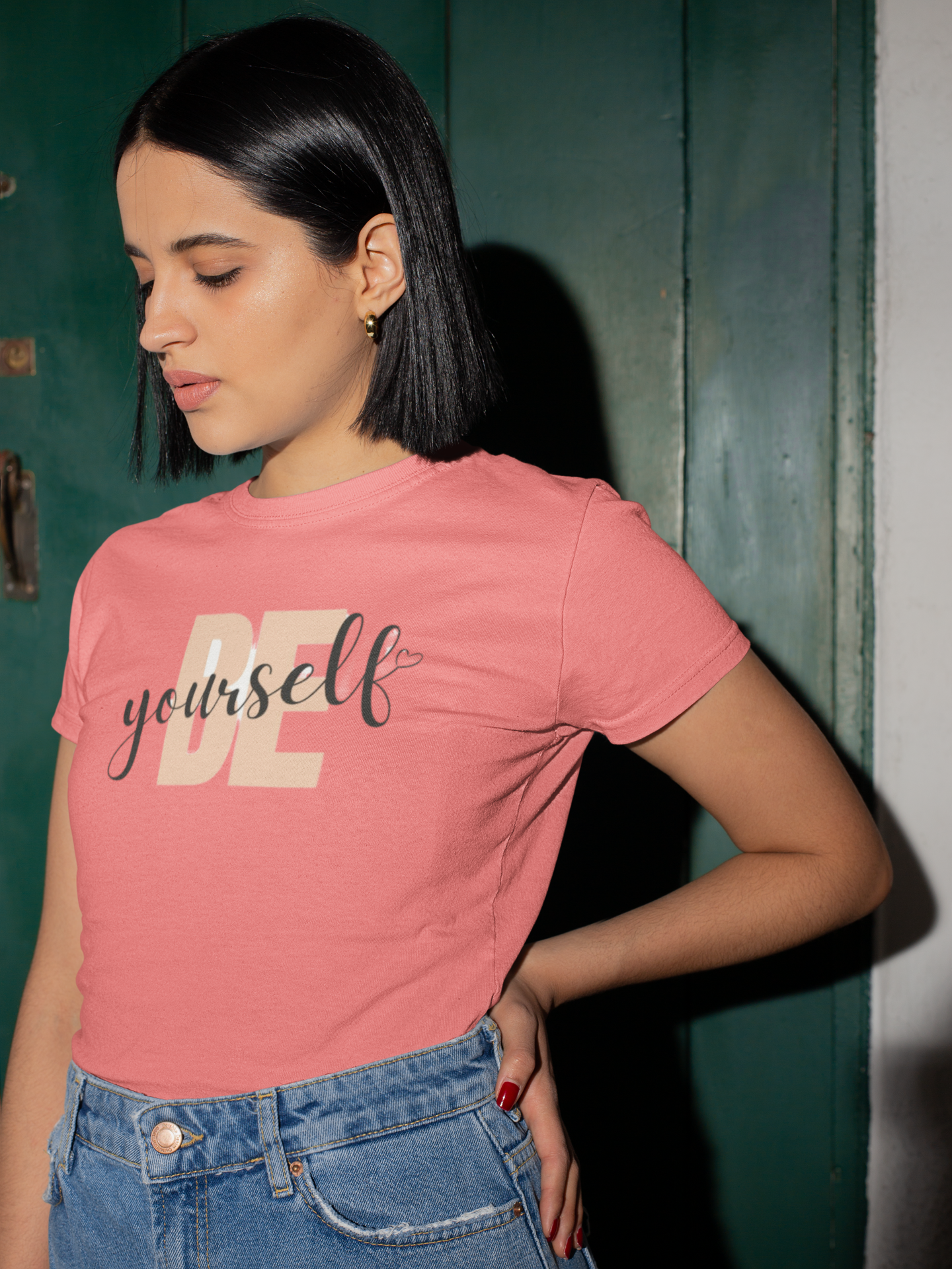 Be Yourself Printed Tee | Be Unique
