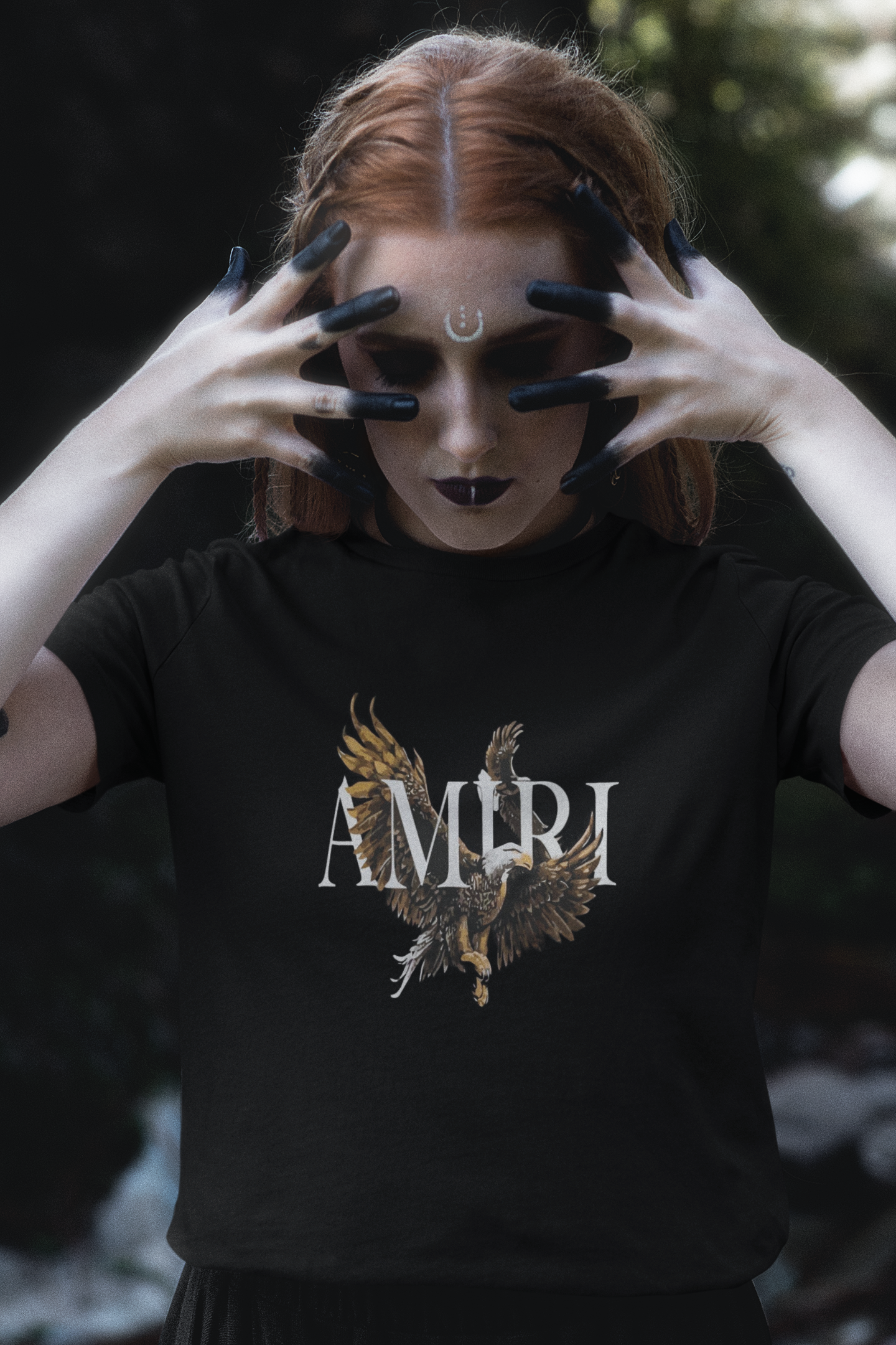 Amiri Printed Black Tee